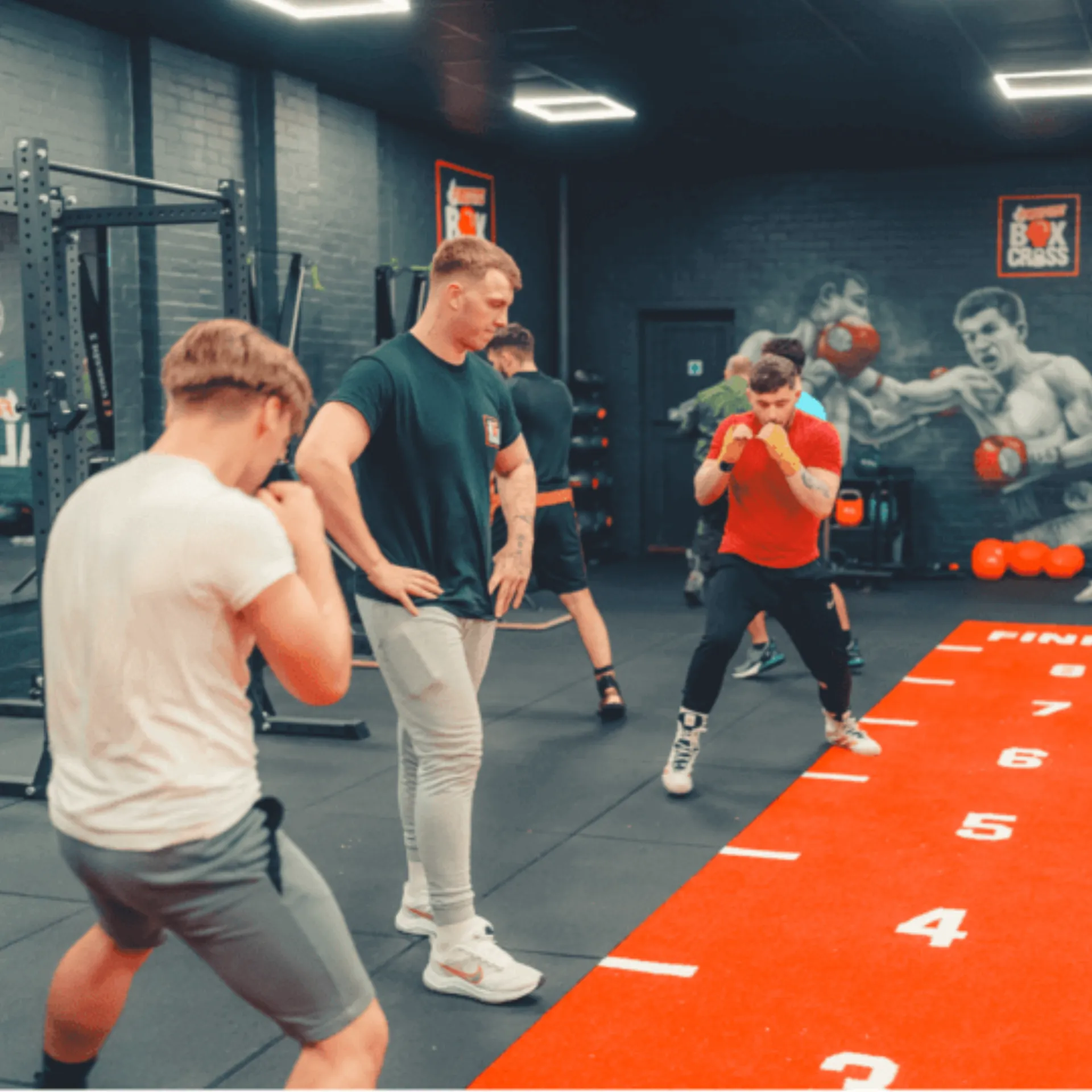 Adult boxing training at Boxcross UK