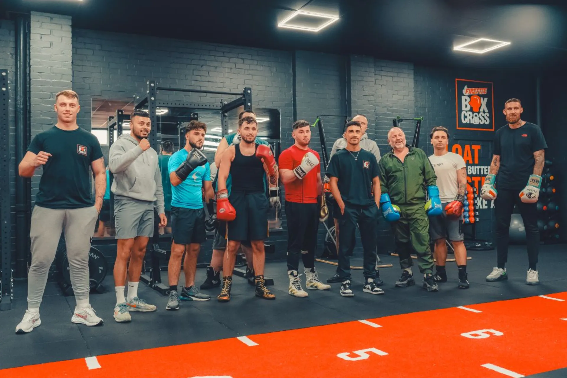 Adult boxing class at Boxcross UK Wisbech