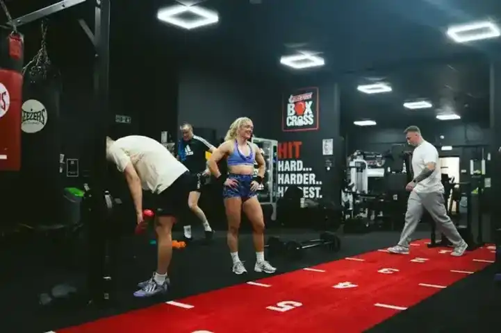 Boxcross UK equipment floor. world-class gym machines